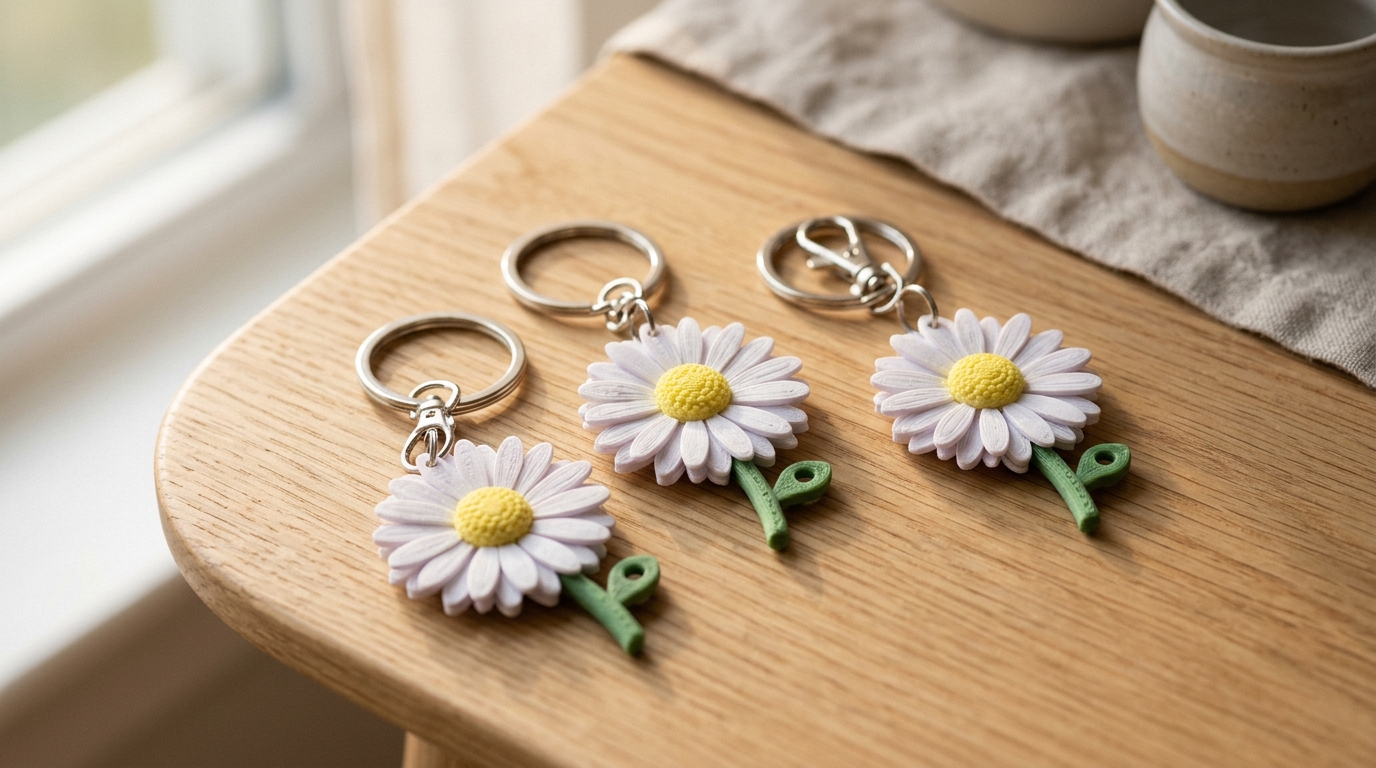 Gantungan Bunga Daisy